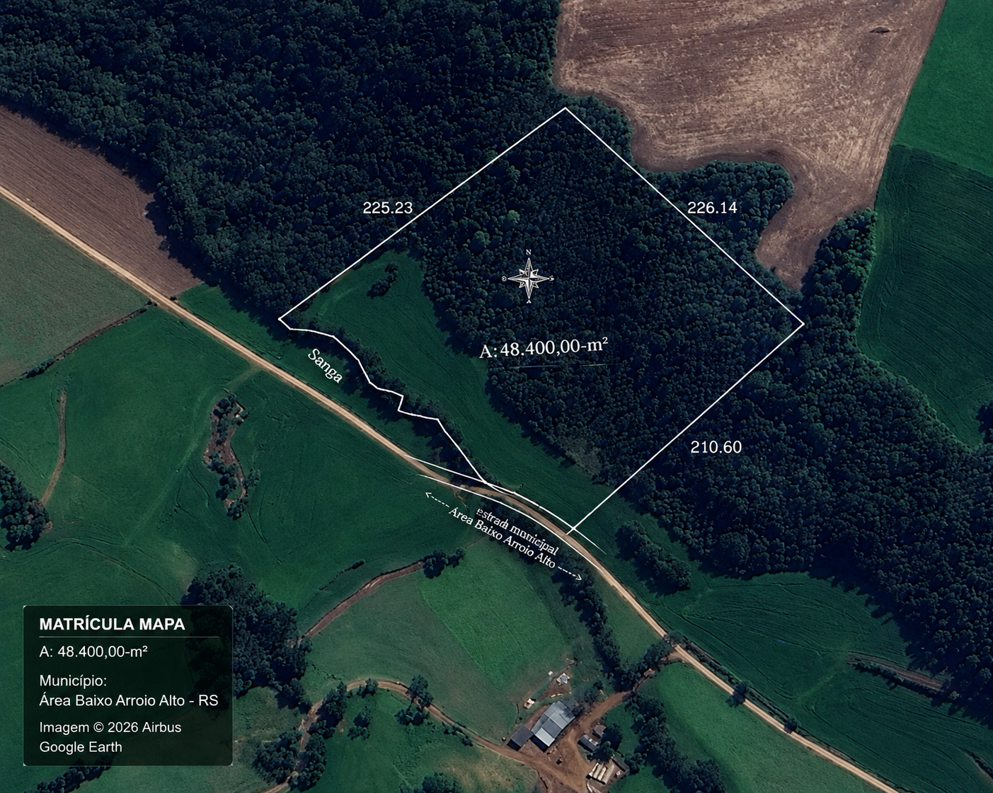 Imóvel Rural à Venda em Araçá Baixo – Ibiaçá – RS